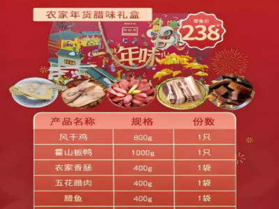 年货腊味礼盒（3000克）